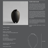 Sumo Vase, Slim - Coffee