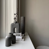 Kabin Vase, Tall - Dark Grey