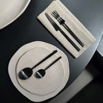 101 Copenhagen Kogei Cutlery - Black on Native plates