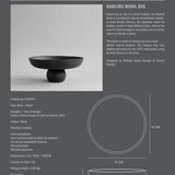 Baburu Bowl, Big - Black