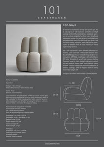 Toe Chair - Taupe (Pallazo 163)