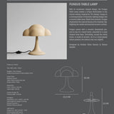 Fungus Table Lamp - Sand