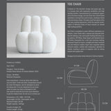 101 Copenhagen - Toe Chair - White (Sheepskin) - Lounge Chair