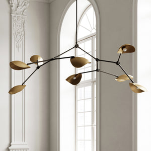 Stingray Chandelier - Brass