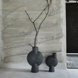 Sphere Vase Bubl, Hexa - Dark Grey