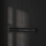 101 Copenhagen Frame Pendant, Fat - Chrome turned on and off