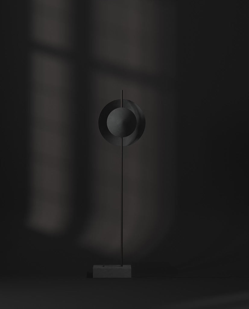 101 Copenhagen Dawn Floor Lamp turned on and off