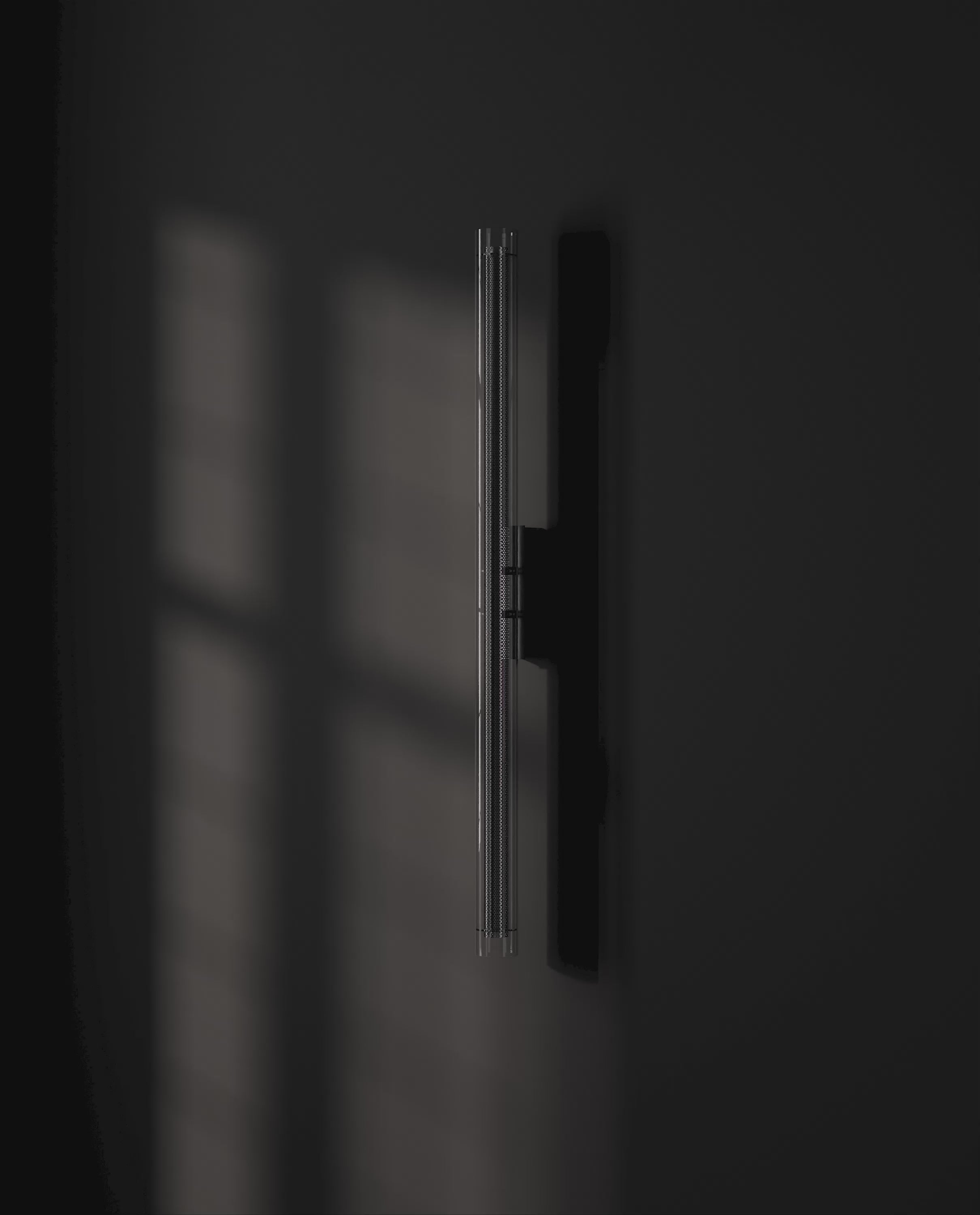 101 Copenhagen Frame Wall Lamp Big - chrome turned on and off