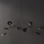 101 Copenhagen Stingray Chandelier turned on and off