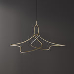 101 Copenhagen Kumo Big chandelier turned on and off