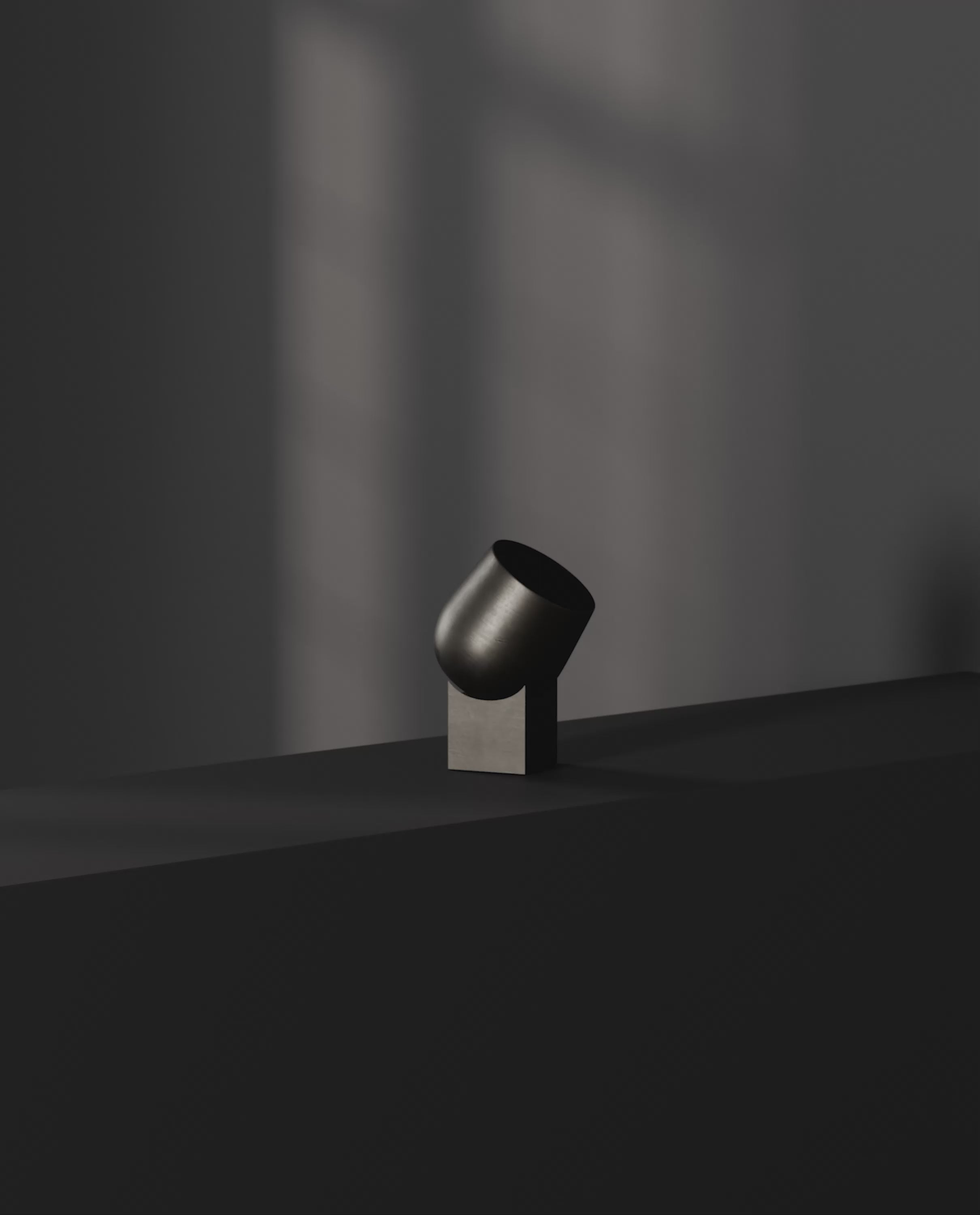 101 Copenhagen Pivot table lamp turned on and off