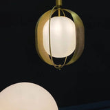 Pearl Pendant - Brass