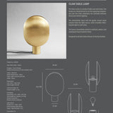 101 Copenhagen - Clam Table Lamp - Brass - Table Lamp