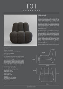 Toe Chair - Deep Taupe (A2635)