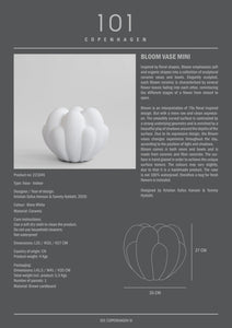 Bloom Vase, Mini - Bone White