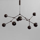 101 Copenhagen - Drop Chandelier Globe - Burned Black - Chandelier