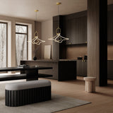 101 Copenhagen - Kumo Chandelier, Mini - Brass - Chandelier