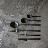 101 Copenhagen Kogei Salad Servers and cutlery - Black