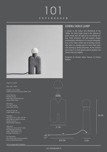 Cobra Table Lamp - Dark Grey