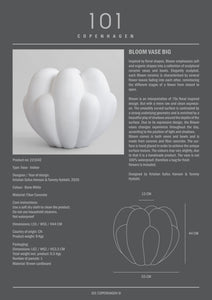 Bloom Vase, Big - Bone White - 101 CPH