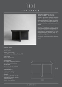 Brutus Coffee Table - Coffee - 101 CPH