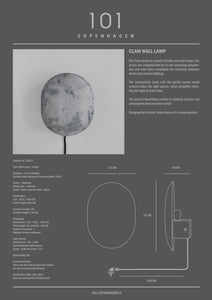 Clam Wall Lamp - Oxidized - 101 CPH