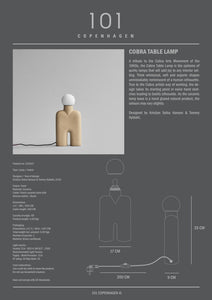 Cobra Table Lamp - Sand - 101 CPH