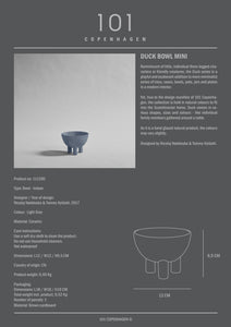 Duck Bowl, Mini - Light Grey - 101 CPH