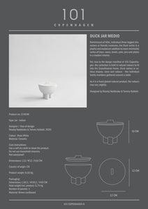 Duck Jar, Medio - Bone White - 101 CPH