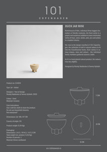 Duck Jar, Mini - Sand - 101 CPH
