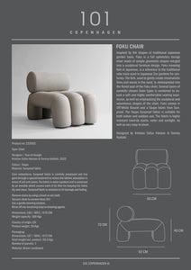 Foku Chair - Taupe (Pallazo 163) - 101 CPH