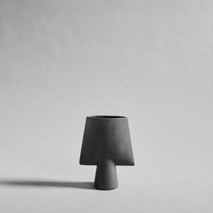 Sphere Vase Square, Mini - Dark Grey - 101 CPH